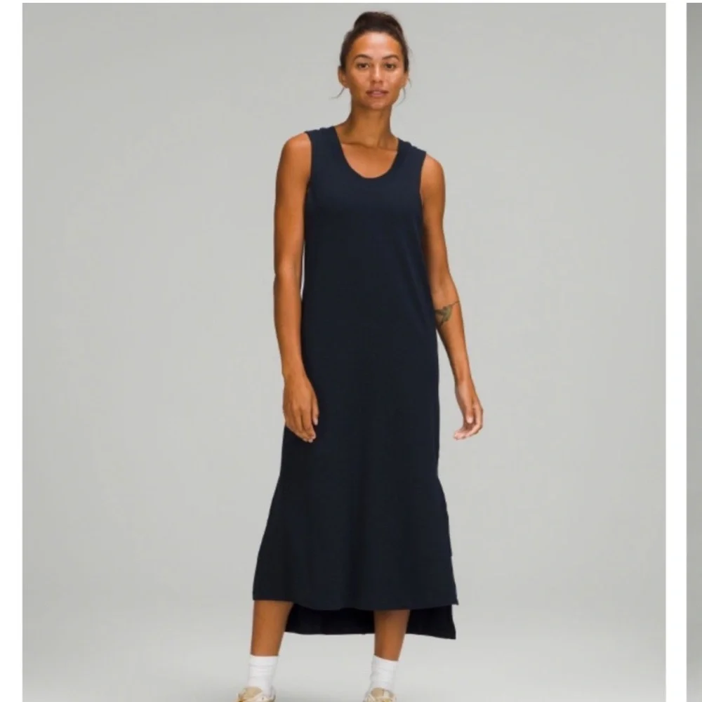 Lululemon Athletica black all yours maxi dress size 6 - Picture 1 of 4